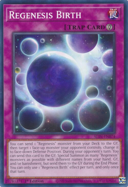 Regenesis Birth [ALIN-EN074] Common | Jomio and Rueliete's Cards and Comics