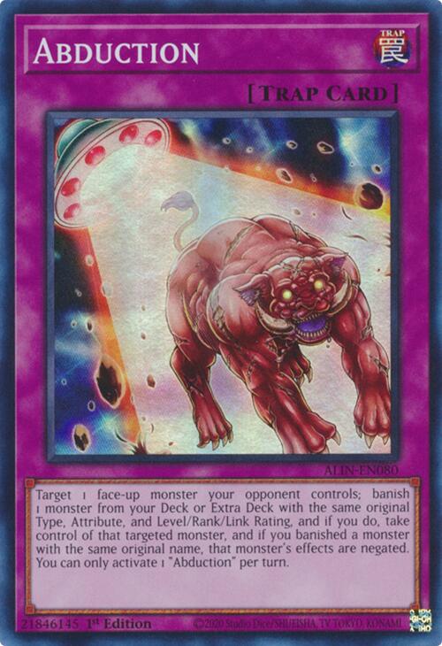 Abduction [ALIN-EN080] Super Rare | Jomio and Rueliete's Cards and Comics