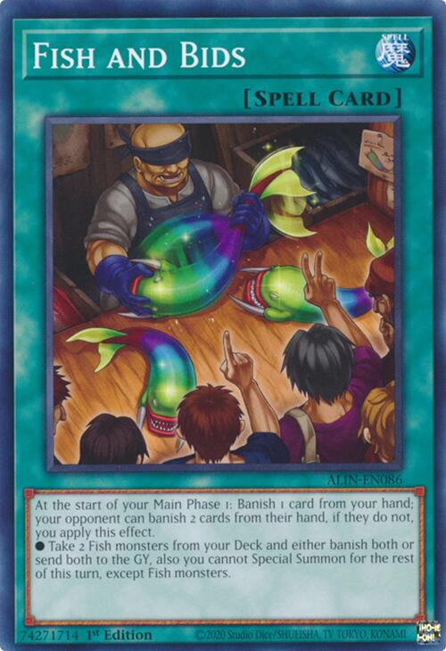 Fish and Bids [ALIN-EN086] Common | Jomio and Rueliete's Cards and Comics