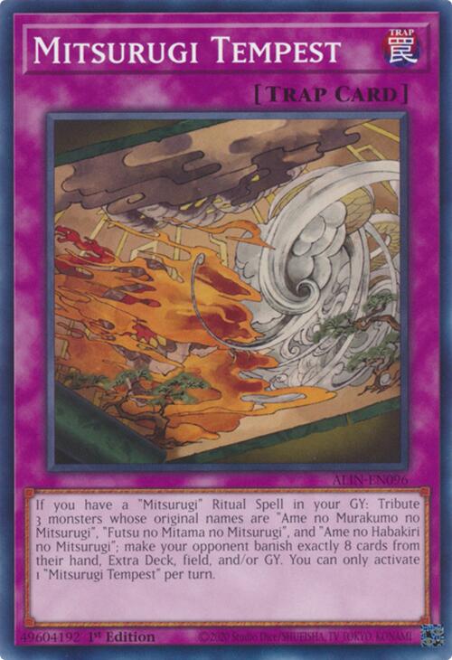 Mitsurugi Tempest [ALIN-EN096] Common | Jomio and Rueliete's Cards and Comics