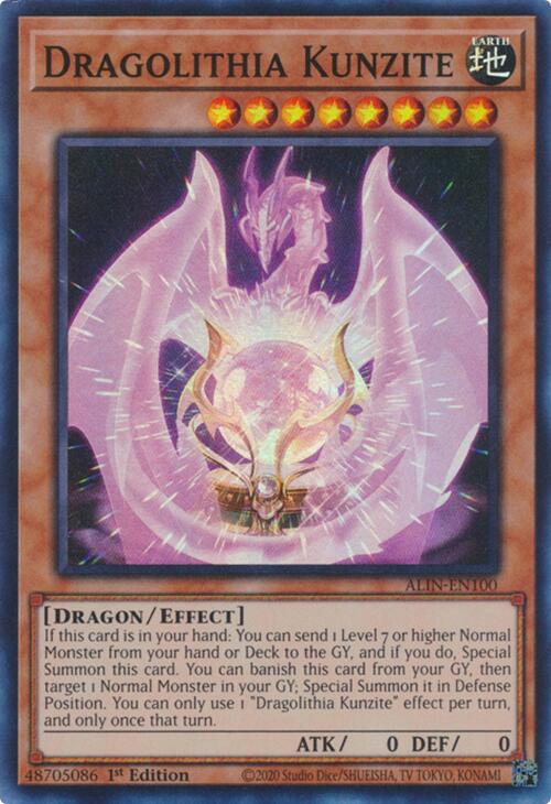 Dragolithia Kunzite [ALIN-EN100] Super Rare | Jomio and Rueliete's Cards and Comics