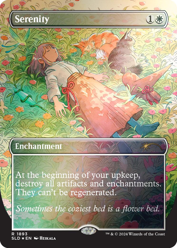 Serenity (Rainbow Foil) [Secret Lair Drop Series] | Jomio and Rueliete's Cards and Comics