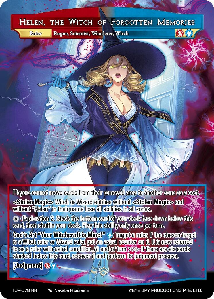 Helen, the Witch of Forgotten Memories // Multidimensional Divine Witch, Helen (TOP-078 JR) [Ten Oaths of Protopaterpolis' War] | Jomio and Rueliete's Cards and Comics