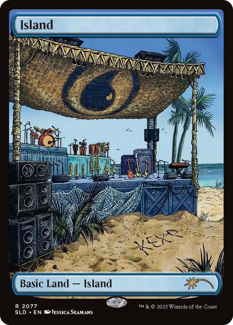 Island (2077) [Secret Lair Drop Series] | Jomio and Rueliete's Cards and Comics