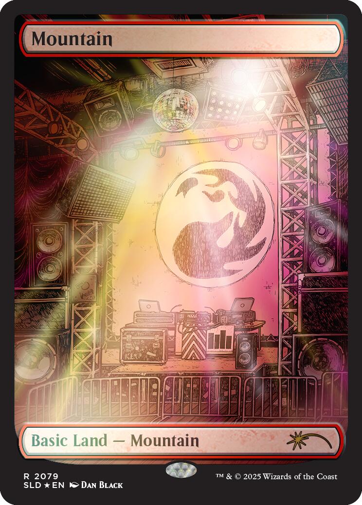 Mountain (2079) (Rainbow Foil) [Secret Lair Drop Series] | Jomio and Rueliete's Cards and Comics