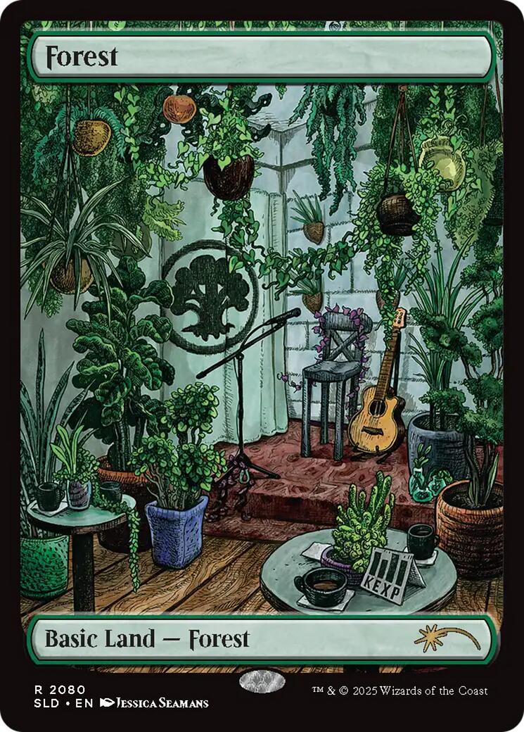 Forest (2080) [Secret Lair Drop Series] | Jomio and Rueliete's Cards and Comics