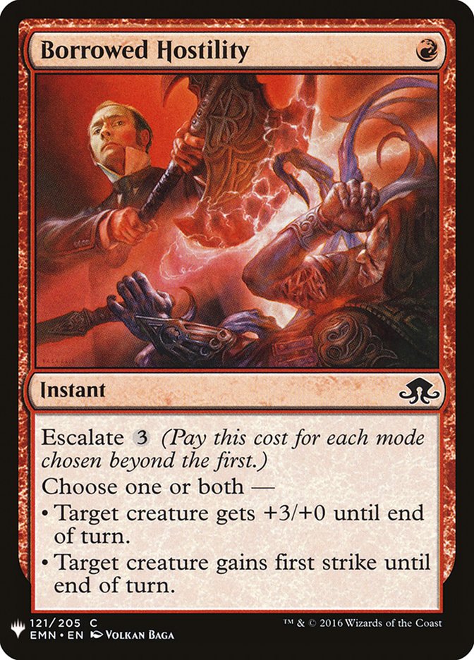 Borrowed Hostility [Mystery Booster] | Jomio and Rueliete's Cards and Comics