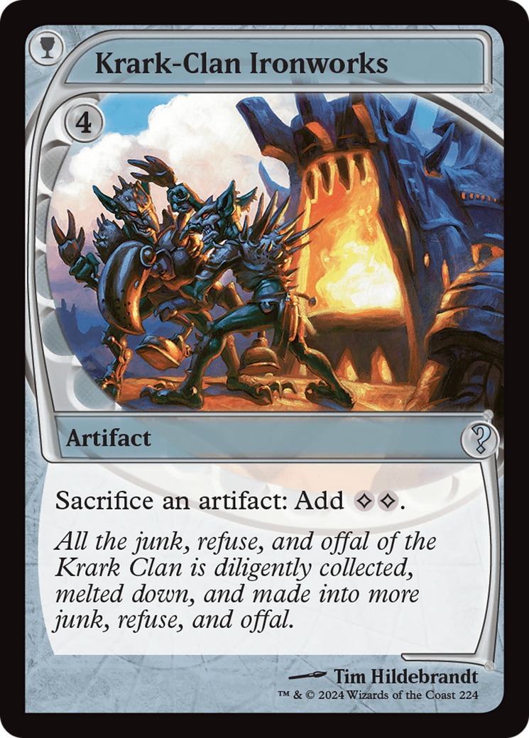 Krark-Clan Ironworks (Future Sight) [Mystery Booster 2] | Jomio and Rueliete's Cards and Comics