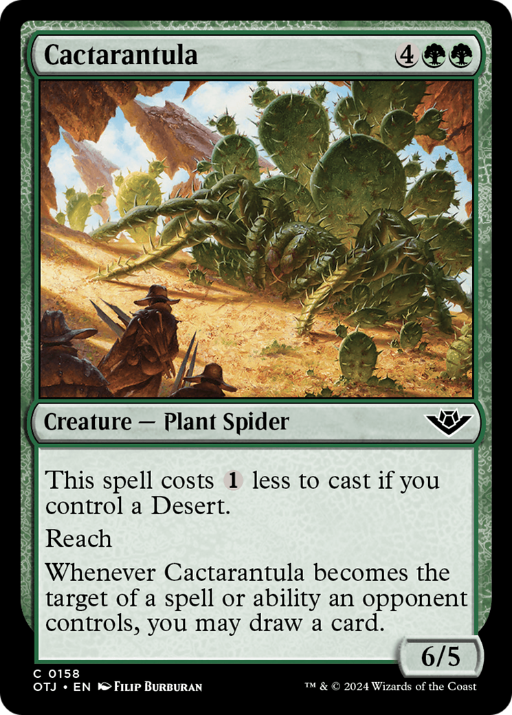 Cactarantula [Outlaws of Thunder Junction] | Jomio and Rueliete's Cards and Comics