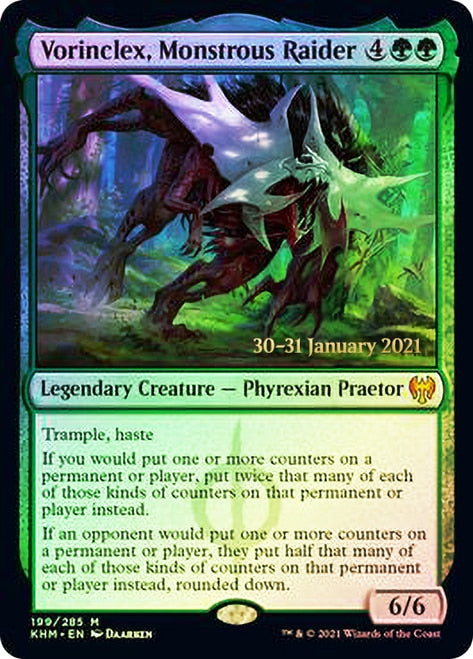 Vorinclex, Monstrous Raider [Kaldheim Prerelease Promos] | Jomio and Rueliete's Cards and Comics