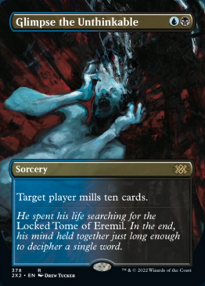 Glimpse the Unthinkable (Borderless Alternate Art) [Double Masters 2022] | Jomio and Rueliete's Cards and Comics