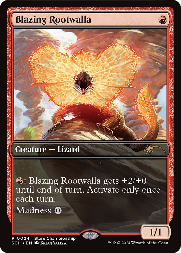 Blazing Rootwalla [World Championship 2024] | Jomio and Rueliete's Cards and Comics