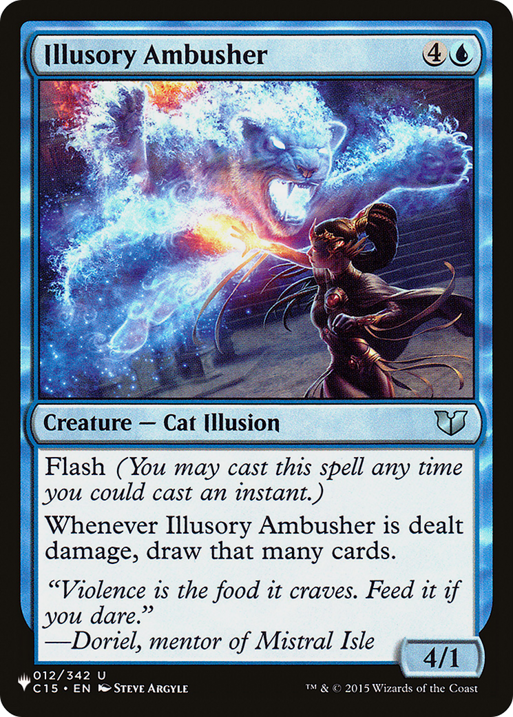 Illusory Ambusher [The List] | Jomio and Rueliete's Cards and Comics