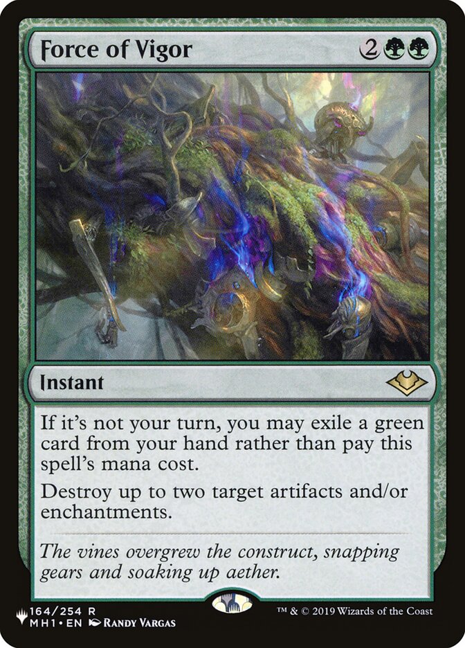 Force of Vigor [The List] | Jomio and Rueliete's Cards and Comics