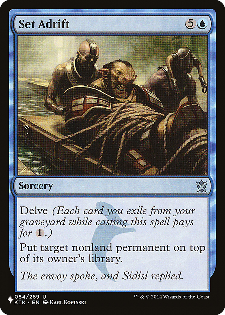 Set Adrift [The List] | Jomio and Rueliete's Cards and Comics
