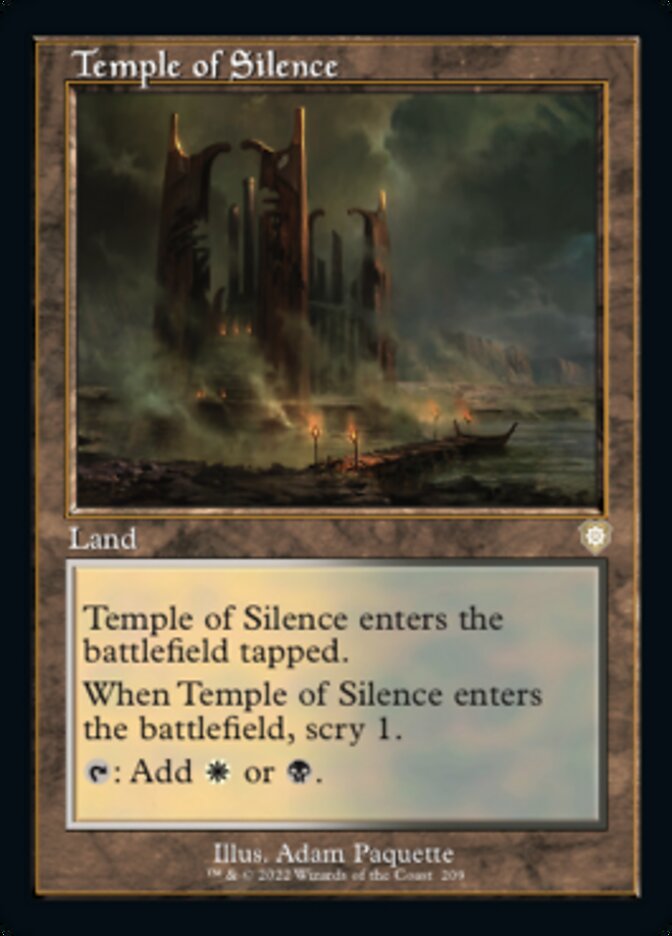 Temple of Silence (Retro) [The Brothers' War Commander] | Jomio and Rueliete's Cards and Comics
