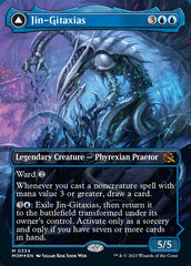 Jin-Gitaxias // The Great Synthesis (Borderless Alternate Art) [March of the Machine] | Jomio and Rueliete's Cards and Comics