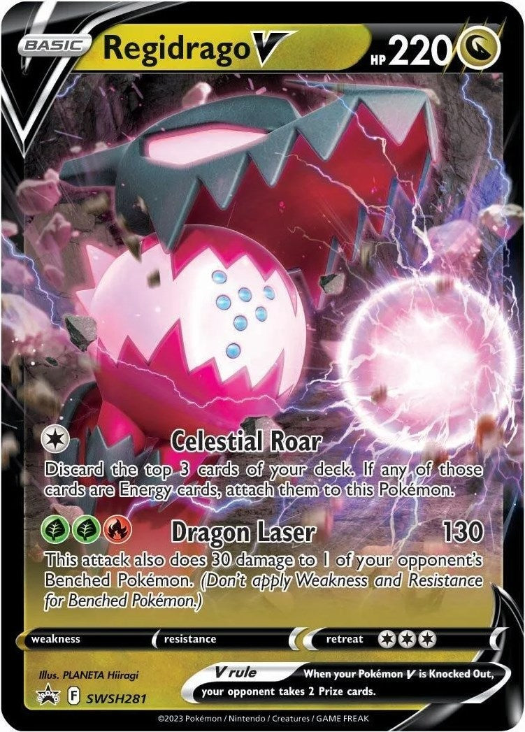 Regidrago V (SWSH281) [Sword & Shield: Black Star Promos] | Jomio and Rueliete's Cards and Comics