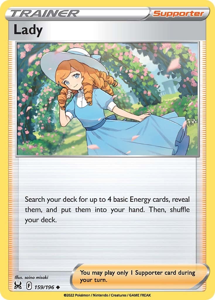 Lady (159/196) [Sword & Shield: Lost Origin] | Jomio and Rueliete's Cards and Comics