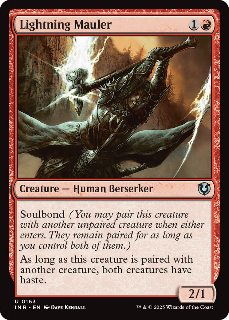Lightning Mauler [Innistrad Remastered] | Jomio and Rueliete's Cards and Comics