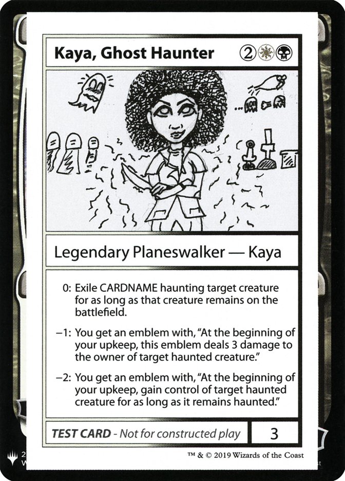 Kaya, Ghost Haunter [Mystery Booster Playtest Cards] | Jomio and Rueliete's Cards and Comics