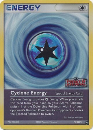 Cyclone Energy (90/108) (Stamped) [EX: Power Keepers] | Jomio and Rueliete's Cards and Comics
