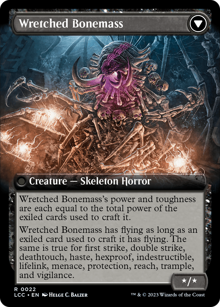 Altar of the Wretched // Wretched Bonemass (Extended Art) [The Lost Caverns of Ixalan Commander] | Jomio and Rueliete's Cards and Comics
