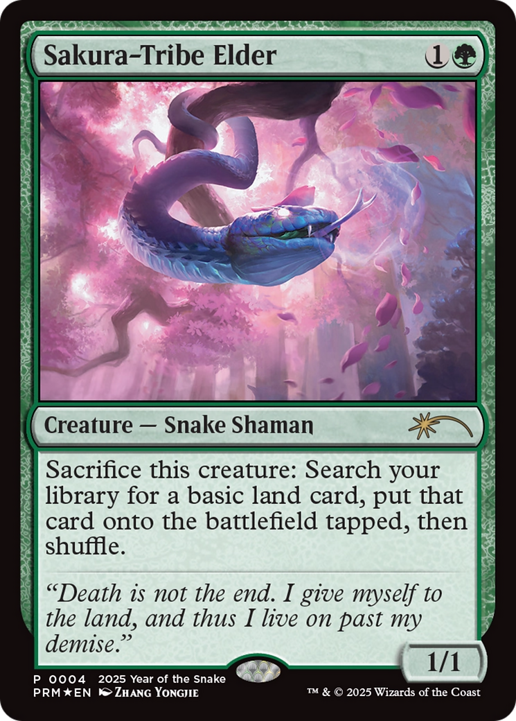 Sakura-Tribe Elder (Year of the Snake 2025) [Standard Showdown Promos] | Jomio and Rueliete's Cards and Comics