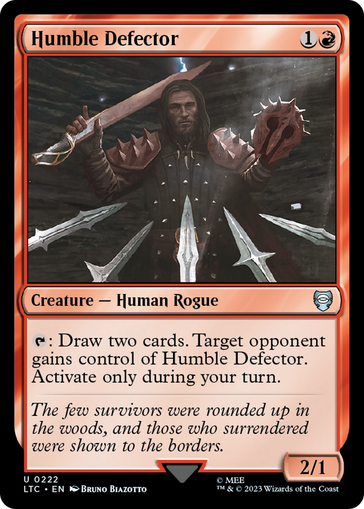 Humble Defector [The Lord of the Rings: Tales of Middle-Earth Commander] | Jomio and Rueliete's Cards and Comics