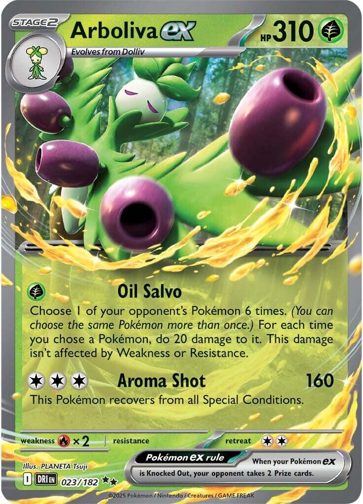 Arboliva ex (023/182) [Scarlet & Violet: Destined Rivals] | Jomio and Rueliete's Cards and Comics