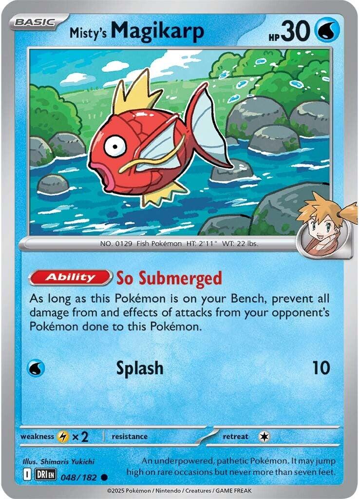 Misty's Magikarp (048/182) [Scarlet & Violet: Destined Rivals] | Jomio and Rueliete's Cards and Comics