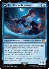 Jill, Shiva's Dominant // Shiva, Warden of Ice [FINAL FANTASY] | Jomio and Rueliete's Cards and Comics