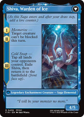 Jill, Shiva's Dominant // Shiva, Warden of Ice (Extended Art) [FINAL FANTASY] | Jomio and Rueliete's Cards and Comics