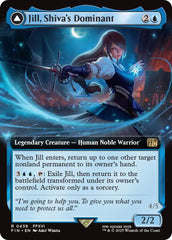 Jill, Shiva's Dominant // Shiva, Warden of Ice (Extended Art) [FINAL FANTASY] | Jomio and Rueliete's Cards and Comics