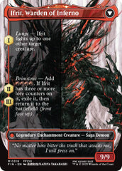 Clive, Ifrit's Dominant // Ifrit, Warden of Inferno (Borderless) (0318) [FINAL FANTASY] | Jomio and Rueliete's Cards and Comics