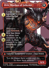 Clive, Ifrit's Dominant // Ifrit, Warden of Inferno (Borderless) (0385) [FINAL FANTASY] | Jomio and Rueliete's Cards and Comics
