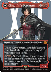 Clive, Ifrit's Dominant // Ifrit, Warden of Inferno (Borderless) (0385) [FINAL FANTASY] | Jomio and Rueliete's Cards and Comics