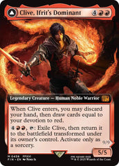 Clive, Ifrit's Dominant // Ifrit, Warden of Inferno (Extended Art) [FINAL FANTASY] | Jomio and Rueliete's Cards and Comics