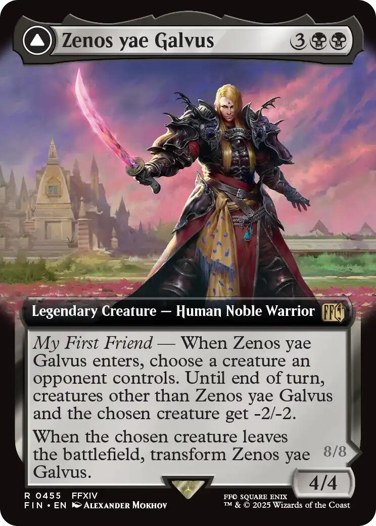 Zenos yae Galvus // Shinryu, Transcendent Rival (Extended Art) [FINAL FANTASY] | Jomio and Rueliete's Cards and Comics