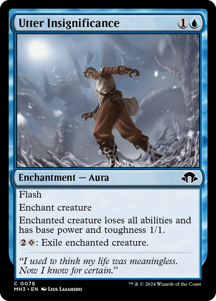 Utter Insignificance [Modern Horizons 3] | Jomio and Rueliete's Cards and Comics