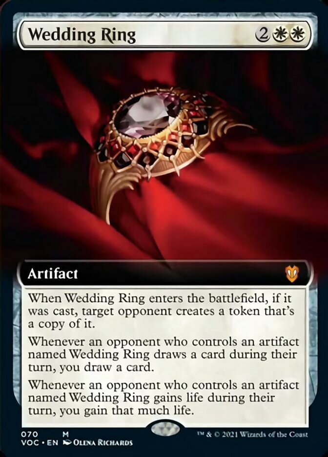 Wedding Ring (Extended Art) [Innistrad: Crimson Vow Commander] | Jomio and Rueliete's Cards and Comics