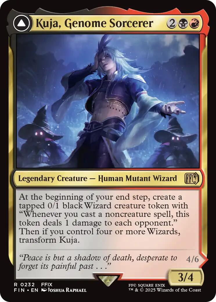 Kuja, Genome Sorcerer // Trance Kuja, Fate Defied [FINAL FANTASY] | Jomio and Rueliete's Cards and Comics