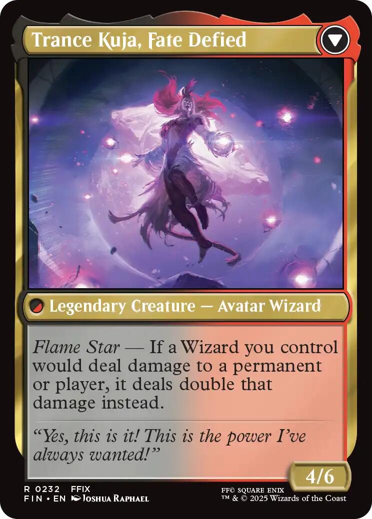 Kuja, Genome Sorcerer // Trance Kuja, Fate Defied [FINAL FANTASY] | Jomio and Rueliete's Cards and Comics