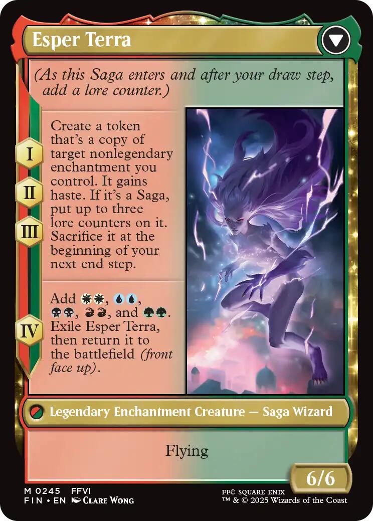 Terra, Magical Adept // Esper Terra [FINAL FANTASY] | Jomio and Rueliete's Cards and Comics