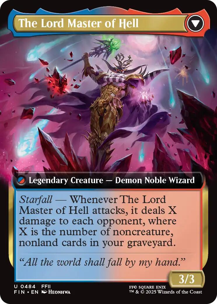 The Emperor of Palamecia // The Lord Master of Hell (Extended Art) [FINAL FANTASY] | Jomio and Rueliete's Cards and Comics