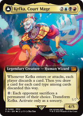 Kefka, Court Mage // Kefka, Ruler of Ruin (Extended Art) [FINAL FANTASY] | Jomio and Rueliete's Cards and Comics