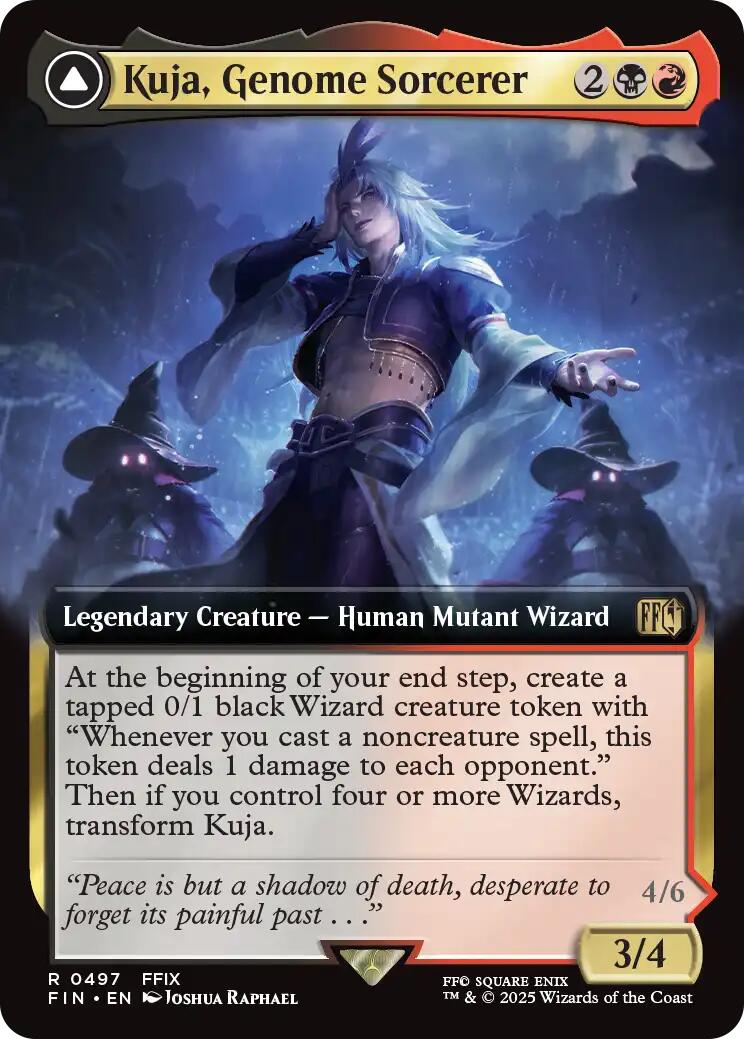 Kuja, Genome Sorcerer // Trance Kuja, Fate Defied (Extended Art) [FINAL FANTASY] | Jomio and Rueliete's Cards and Comics