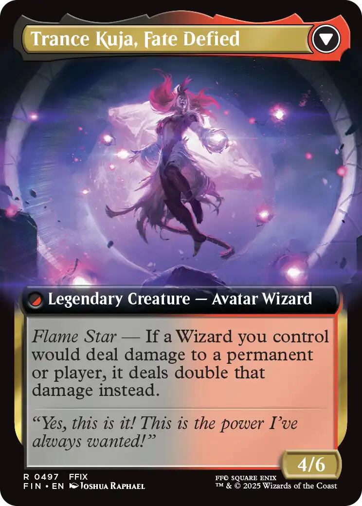 Kuja, Genome Sorcerer // Trance Kuja, Fate Defied (Extended Art) [FINAL FANTASY] | Jomio and Rueliete's Cards and Comics