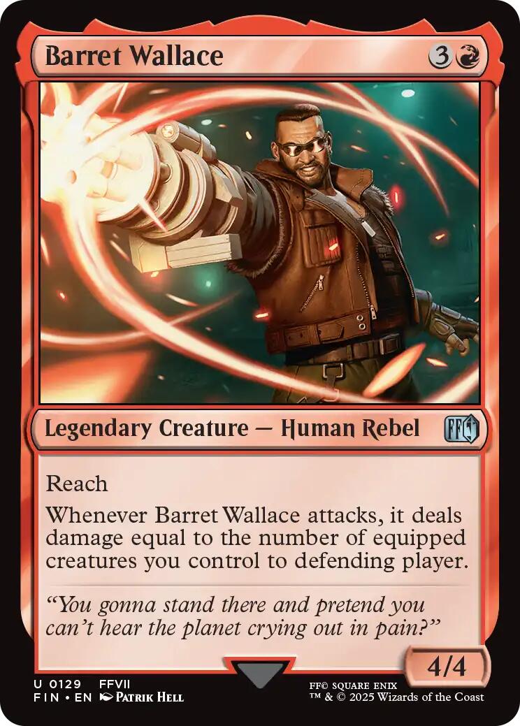 Barret Wallace [FINAL FANTASY] | Jomio and Rueliete's Cards and Comics