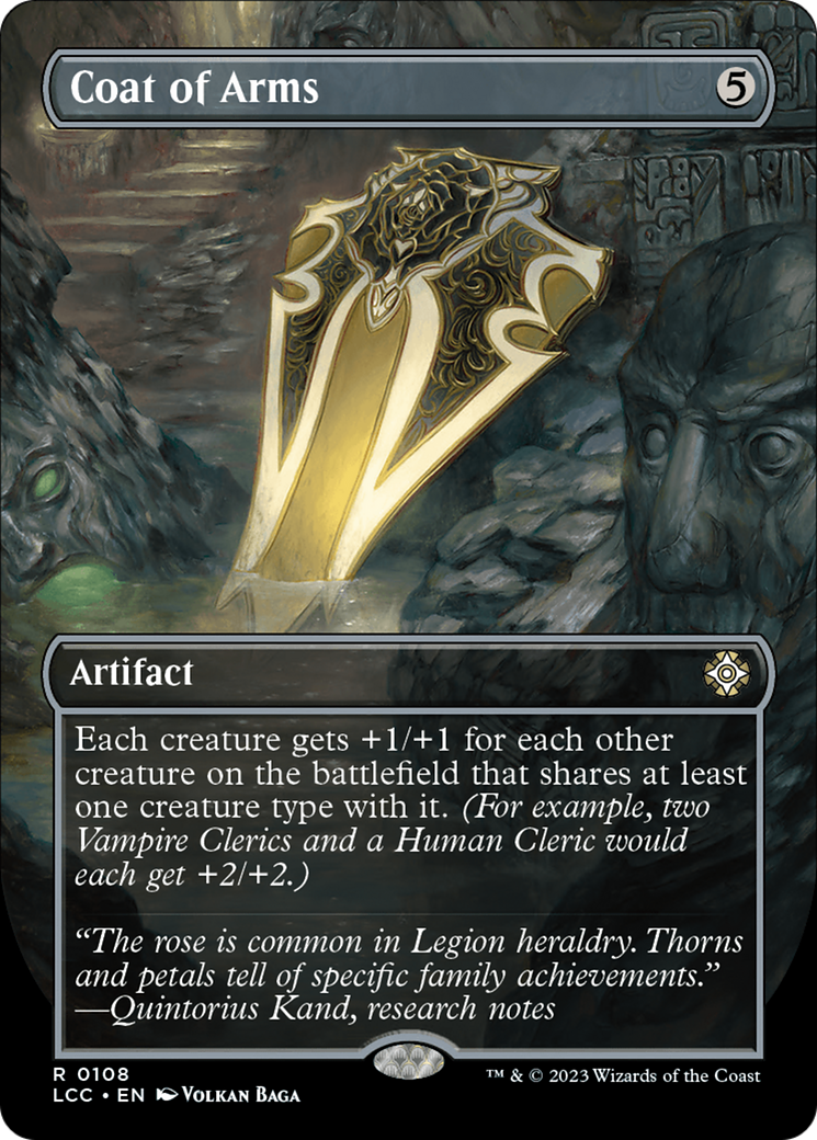 Coat of Arms (Borderless) [The Lost Caverns of Ixalan Commander] | Jomio and Rueliete's Cards and Comics